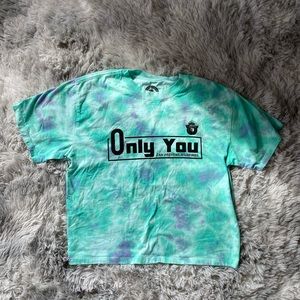 Target Women’s Tie-Dye Smokey the Bear Crop Top